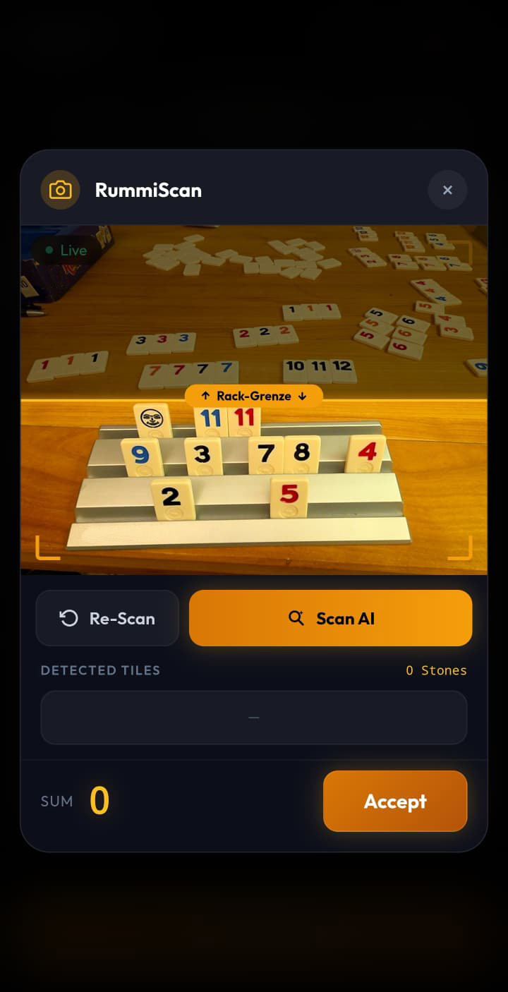 RummiScan Kamera